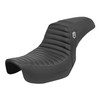 Saddlemen - Pro Series SDC Performance Seat Tuck-n-Roll/Carbon Fiber Gripper fits '06-'17 Dyna Models - without Backrest