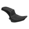 Drag Specialties - Predator III Vinyl 2-Up Seat fits '00-'17 FL Model