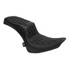 Drag Specialties - Predator III Vinyl 2-Up Seat fits '00-'17 FL Model