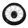 Drag Specialties - 40 Spoke Black Laced Wheel 17” x 4.5” fits '08-'17 FXD/​FXDWG (w/o ABS)