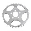 York - 48 Tooth Rear Chrome Sprocket Flat fits '82-'99 Sportster Models