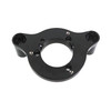 V-Twin - Heavy Breather Black Air Cleaner Mount Bracket fits '08-Up FLT Model