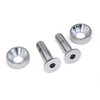 Colony - 9967-4 Chrome Screw Set for Motor Mount to Cylinder Head fits '93-Up FLST/FXST, '86-Up Sportster Models