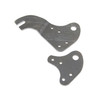V-Twin - Raw Rigid Rear Fender Tab Set fits '41-'57 FL, '36-'52 EL Models (OEM #59781-36)