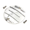 V-Twin - Chrome Finned Ignition System Cover fits '71-'03 Sportster Model