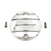 V-Twin - Chrome Finned Ignition System Cover fits '71-'03 Sportster Model