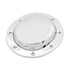V-Twin - Chrome Derby Cover fits '37-'48 UL, '36-'40 EL, '41-'63 GE Models (OEM #60555-36)