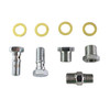 Colony - 9847-9 Chrome Oil Line Fitting Kit fits '36-'40 EL, '41-'41 FL Models