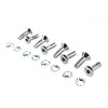 Colony - 9828-16 Chrome Tappet Block Screw Kit fits Special Application for Using Pre 1976 Tappet Blocks
