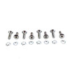 Colony - 9828-16 Chrome Tappet Block Screw Kit fits Special Application for Using Pre 1976 Tappet Blocks