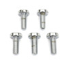 Colony - 9818-5 Chrome Rear Brake Disc Bolts fits '97-'17 FXD, '97-Up FLT/FXST/FLST Models (OEM #43567-92)