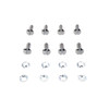 Colony - 9814-16 Chrome Tappet Block Screw Kit fits Special Application for Using Pre 1976 Tappet Blocks