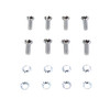 Colony - 9814-16 Chrome Tappet Block Screw Kit fits Special Application for Using Pre 1976 Tappet Blocks