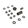 Colony - 9802-14 Parkerized Support Rod Mount Kit fits '32-'52 WL, '32-'73 G Models