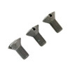 Colony - 9710-3 Parkerized Oval Head Screw Kit fits '36-'40 EL, '41-'51 FL, '38-'48 UL Models