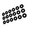 Colony - 9698-18 Parkerized Flathead Headbolt Washer Kit fits '37-'47 UL, '29-'52 WL, '29-'73 G Models (OEM #16822-39)