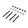 Colony - 9686-16 Parkerized Sprocket Cover Stud Nut Kit fits '29-'52 WL, '29-'73 G Models (OEM #34890-33)