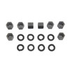 Colony - 9624-16 Parkerized Replica Cylinder Base Nut Kit fits '57-'85 XL, '29-'73 G, '29-'52 WL Models