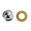 Colony - 9605-2 Chrome Oil Pump Relief Valve Plug fits '54-'67 FL Model (OEM #26377-54) 