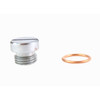 Colony - 9603-2 Chrome Oil Pump Screen Plug fits '52-'65 FL Model