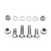 Colony - 9602-8 Chrome Oil Tank Mounting Kit fits '38-'47 UL, '41-'57 FL, '41-'57 EL Models