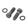 Colony - 9508-4 Handlebar Parkerized Bolt Kit fits '36-'52 WL, '36-'40 EL, '41-'48 FL Models (OEM #4636)