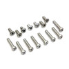 Colony - 9308-17 Cadmium Primary Cover Screw Kit fits '71-'84 FX, '70-'80 FL Models - 4-Speed