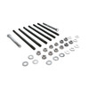 Colony - 8137-34 Chrome Stock Engine Case Bolt Kit fits '65-'69 FL Model