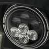 Custom Dynamics - Shark Demon® 7” Round LED Headlight with Color Changing Backlight