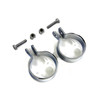 V-Twin - Chrome 1-7/8" Muffler End Clamp Set fits Custom Application