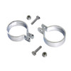 V-Twin - Chrome 1-7/8" Muffler End Clamp Set fits Custom Application