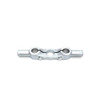V-Twin - White Zinc Spring Fork Top Triple Tree fits '30-'36 VL, '36-'45 EL, '41-'45 FL Models