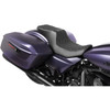Drag Specialties Seats - Vinyl Double Diamond Predator 2-Up Seat w/o Backrest fits '23-'24 FLTR/FLHX Models