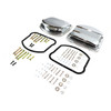 V-Twin - Panhead Style Evolution Rocker Box Set fits '84-'99 FXST/FLST, '84-'98 FLT/FXD Models - Chrome