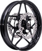 Arlen Ness - 71-660 - Spider Hub - Dual Disc - Front - Black