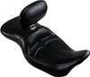 Le Pera - LK-957BR - Maverick Seat - with Backrest - Stitched - Black - FL '08-'23
