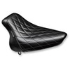 Le Pera - Black Bare Bones Solo Seat fits '00-'05 FXST & '00-'07 FLST/N Models (Except FXSTD, '07 FLSTF)