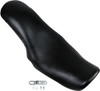 Le Pera - Black King Cobra 2-Up Seat fits '06-'17 FLD/​FXD/​FXDWG/​FXDB/​FXDC/​FXDF/​FXDL Models