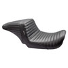 Le Pera - Black Kickflip Up Front Seat fits '06-'17 FXD/​FXDWG/​FLD/​FXDB/​FXDC/​FXDF/​FXDL Models