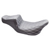 Le Pera - Black Double Diamond Tailwhip Seat fits '08-'24 Touring Models (Except '23 FLHXSE/​FLTRXSE)