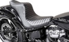 Le Pera - LK-587DLDD-BLUE - Tailwhip Daddy Long Legs Seat - Double Diamond w/ Blue Thread - FLH/FLT '08-'24