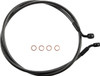 Magnum Shielding - 46848SW - Brake Line - 35/60° - 48" - Black Pearl