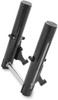 Performance Machine (Pm) - 0208-2098-BM - Fork Leg Kit - Black - Lower - Dual Disc - Contrast Cut - '14-'20 FL