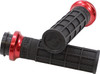 Odi - V31HTW-BB-R - Hart-Luck Signature V-Twin Lock-On™ Grips - TBW - Black/Red
