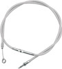 Motion Pro - 67-0155 - Armor Coat Braided Stainless Steel Clutch Cable - Longitudinally Wound - 52"