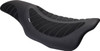 Mustang - Black Kodlin Solo Seat fits '08-'21 FLHT/​FLHR/​FLTR/​FLHX Models