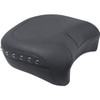 Mustang - Black Studded Wide Rear Seat fits '08-'21 FLHT/​FLHR/​FLTR/​FLHX Models