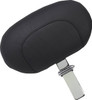 Mustang - 79602 - Wide Solo Seat - With Backrest - Black - Studded W/Concho - FL '08+
