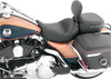 Mustang - 79602 - Wide Solo Seat - With Backrest - Black - Studded W/Concho - FL '08+