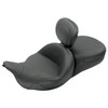 Mustang - Super Touring 2-Up Seat with Driver Backrest fits '08-'21 FLHT/​FLTR/​FLHX/​FLHR Models